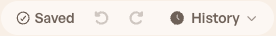 Undo and Redo buttons in the builder toolbar